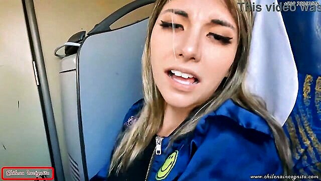 cum, facial, cumshot - my seat partner in the bus gets horny and ends up devouring my pick and milk public trailer risky