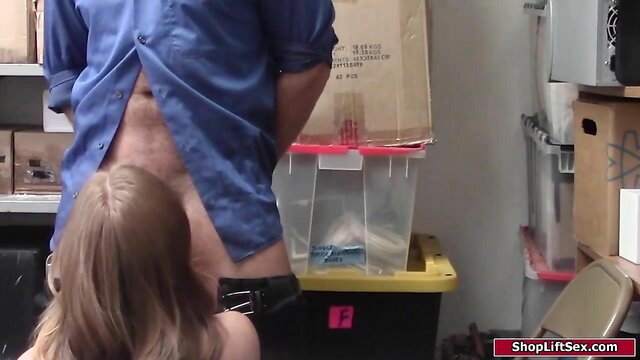 Skylar Snow - big tits shoplifter gets busted and assfucked by police ShopLyfter