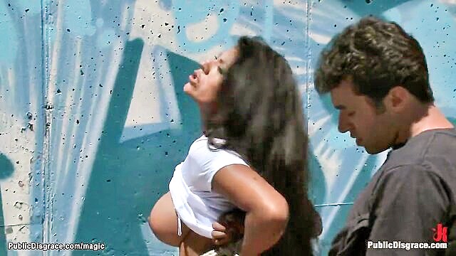 James Deen - james deen fucks yoha galvez in public with strapon Kink