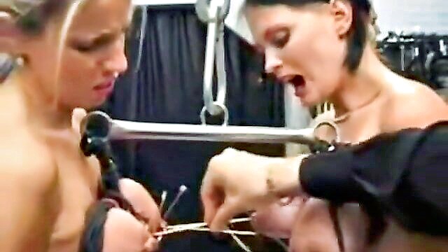 blonde, big tits, brunette - extreme bdsm video torture galaxy   watch anita and hildes full length high definition experience