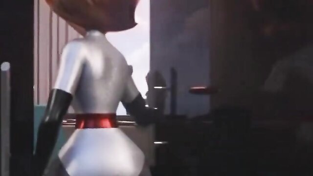 Red head - hentai compilation featuring elastigirls mesmerizing fat booty