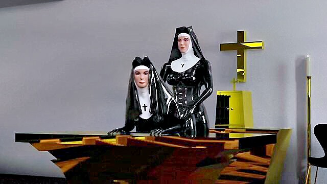 big tits, big ass, cartoon - watch a 3d animated nuns sensual encounter in anal fucking with supervision