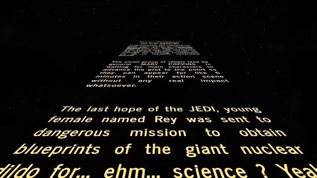 3d animation, cartoon, big ass - star wars inspired babe rey gets wild in steamy hentai vid