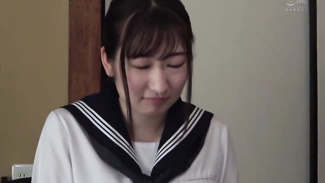 japanese, censored, asian - jun suehiros intense creampie scene with hairy brunette