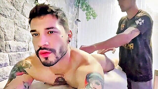 amateur, gay, hd porn - brazilian boys intense bareback action and hair removal