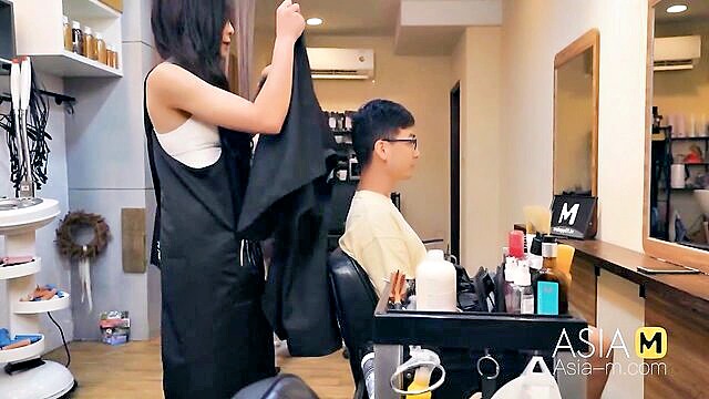 Ai Qiu - asia barber shop bold sex video Model Media