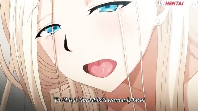 blonde, teacher, hentai - monster tits hentai