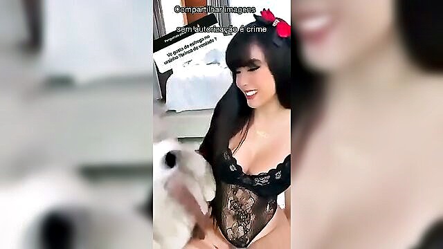 Juliana - juliana bonnes solo teddy bear play in black lingerie Onlyfans