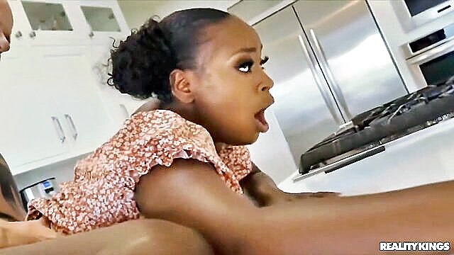 Lia Lin, Gorgeous Aphro, Kira Noir, Victoria Cakes, Jayla Page, Avery Jane, Mini Stallion, Fernanda Chocolatte, Lia - ebony booty babe interracial Reality Kings