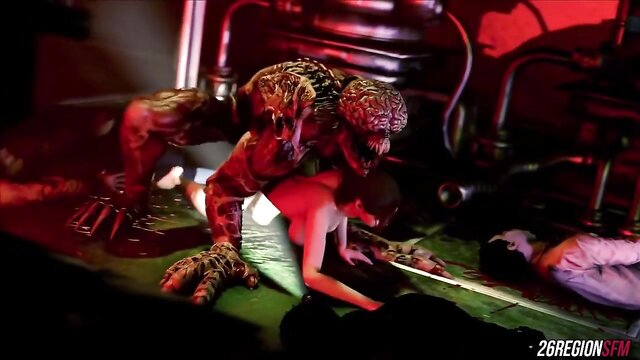 cartoon, big tits, 3d animation - claire vs licker erotic 3d animation with big tits