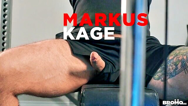 Markus Kage - markus kage a muscular man catches tommy tanners attention during his gym visit leading to an encounter with his large penis and cuminmouth action markus