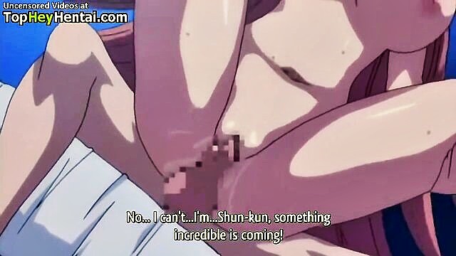 big tits, cartoon, creampie - redhead gets creampie in hentai video