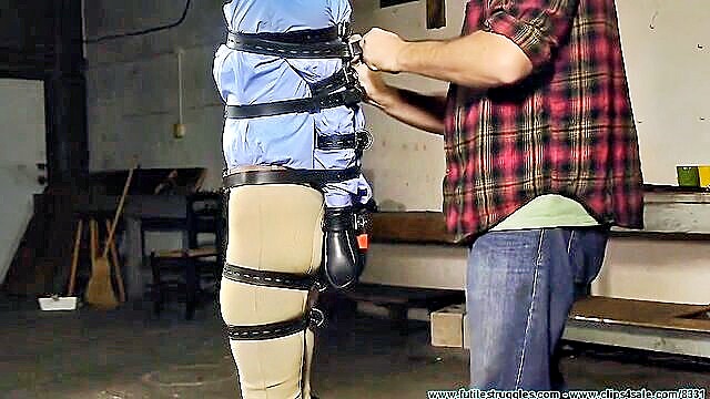Xxx - witness stunning brunette gagged and bound by belt in bdsm videos