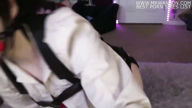 Sasha - sensual sasha gets gagged and teases with spanking and foreplay at wwwxxxcom cosplay