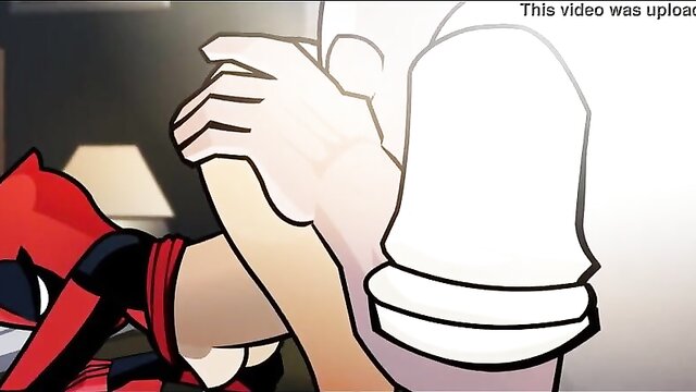 Deadpool - deadpools animated double penetration battle with kingpin in sexy cartoon video