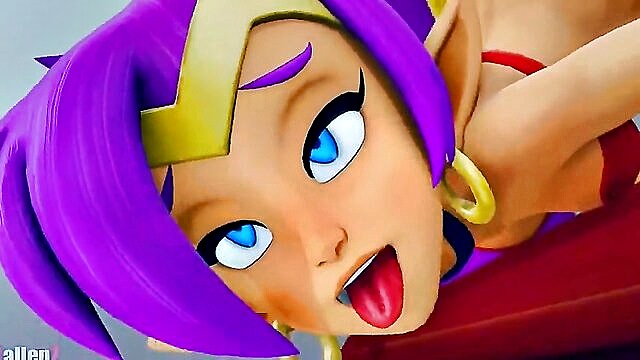 rule34, cartoon, animation - get ready to fapzone with shantae the naughty cartoon adventurer