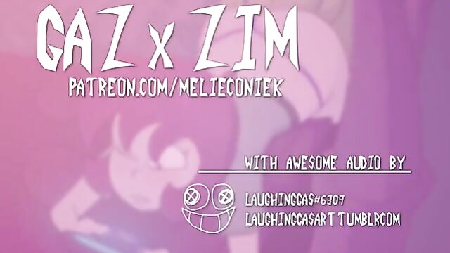 gaz and zims wild 3d hentai adventure with ass licking and creampie : Lau