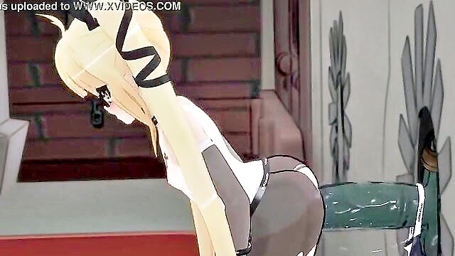 cartoon, teen, hentai - cartoon porn featuring young girl and mantis in 3d