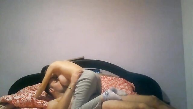 busty romanian cam girl gets her friend hard on webcam : webcam