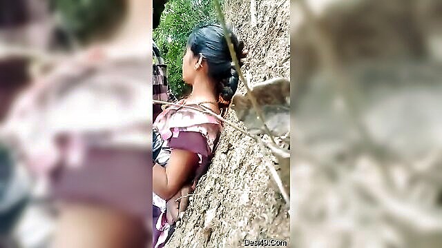 asian, indian, cheating - desi mom caught cheating with toy boy in public park