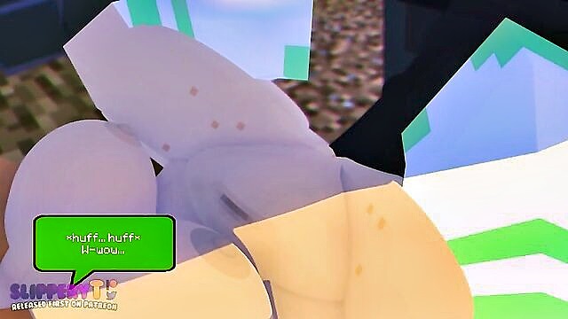 60 fps, cartoon, minecraft - cartoon sex clip with smooth 60 fps minecraft horse farm animation