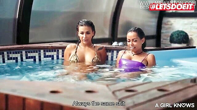 Susy Gala, Canela Skin, Canela - susy gala and canela skins pool encounter in a girl knows A Girl Knows