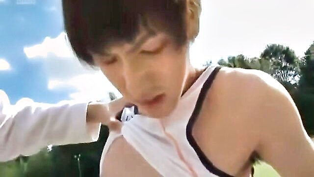 brunette, amateur, big cock - explore the outdoors with japanese boys in latest mrgaycom video