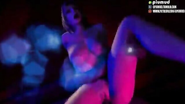 cartoon, big, hentai - dead or alive honokas seductive 3d strip show