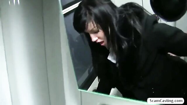 hot penelopes public pounding desperate ride with fake inspector : penelop