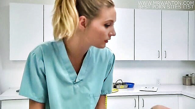 porn video, hd porn, sex video - hd video of blonde nurse giving a handjob   watch for free on xhamster