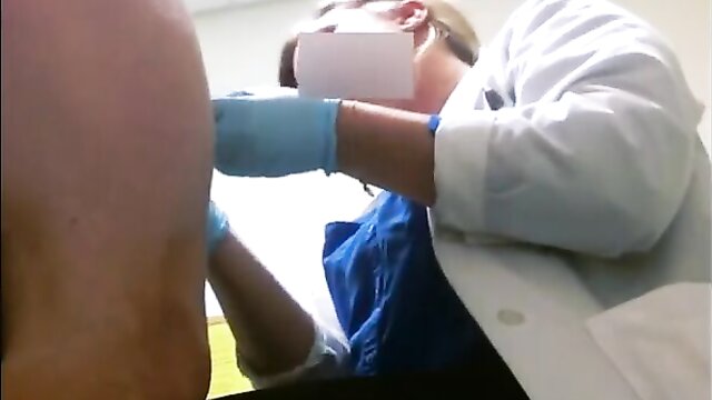 Xxx - real female doctor performs a cock examination in stunning hd quality We