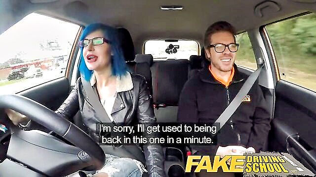 Alexxa Vice - unprofessional driving instructor enjoys anal sex with student during lessons Fake Driving School