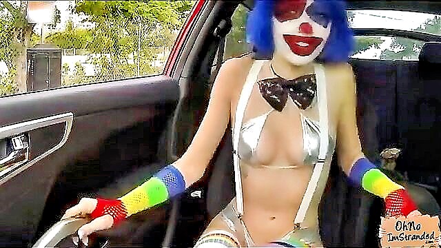 Mikayla Mico - super hot clown gets picked up and screwed Rammed