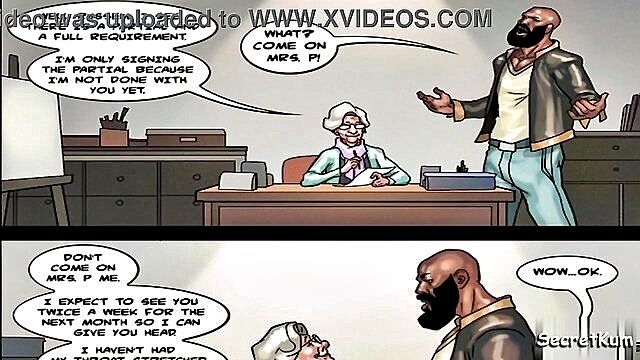 blowjob, closeup, interracial - art class season 1 ep 5 old lady wants big black cock too granny extreme deepthroat