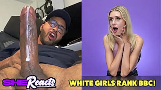 a white girl gets her first encounter with a big black cock : Shereacts