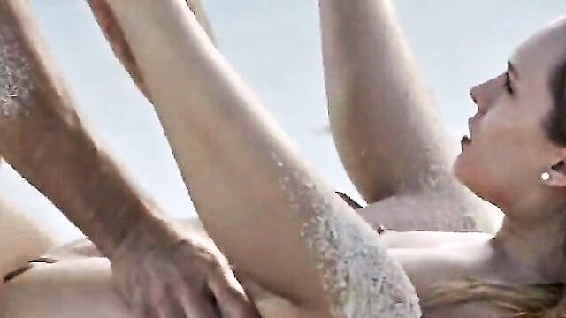 stunning blonde enjoys hot public sex on the beach in hd video : Hardcore Porn