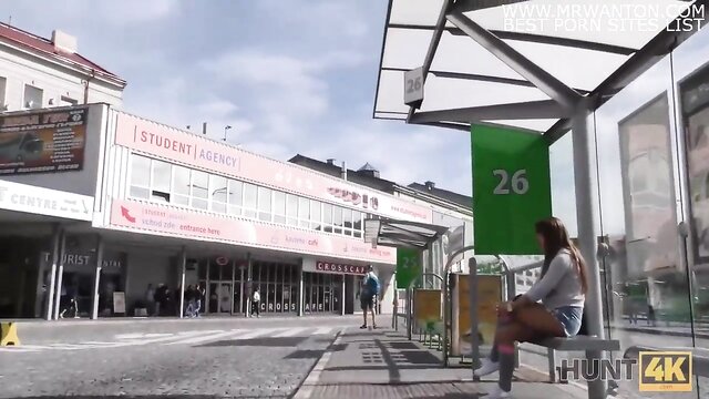hunt4k angella christins risky public encounters for cash : Hunt4K