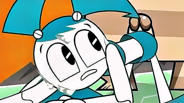 robot, girl, what - sexy girl gets wild with a dancing robot