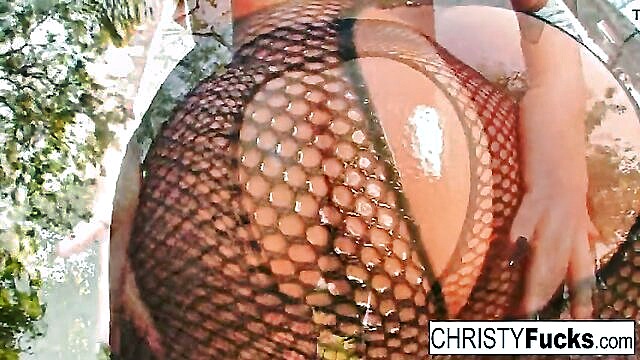 Christy Mack - christmas babe christy macks nude solo show with self pleasure