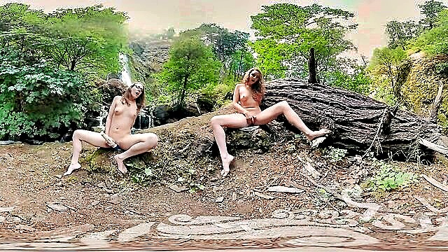 Sierra - yanks vr presents endza sierra mutual masturbation masturbation hd vr brunette female orgasm toys glasses solo girl caucasian small tits natural tits 180 virtual reality shaved outdoor Yanks VR
