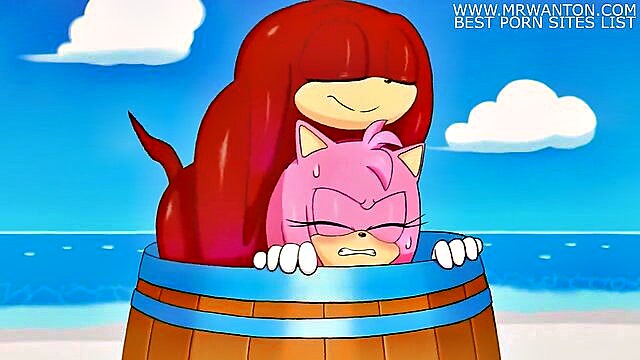 Amy - amy and knuckles indulge in steamy hentai sex with a furry twist