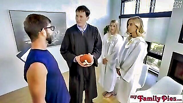 Haley Reed, Logan Long - stepdad says what in gods name are you doing youre going to go to hell for this babe big dick blonde hd porn hardcore pornstar step fantasy blonde my pies big cock orgasm butt intense My Family Pies