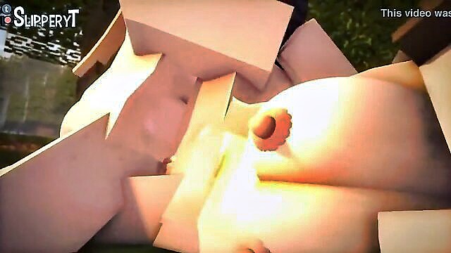 animation, lesbian, pussy - slipperyts erotic lesbian animation with pussy rubbing