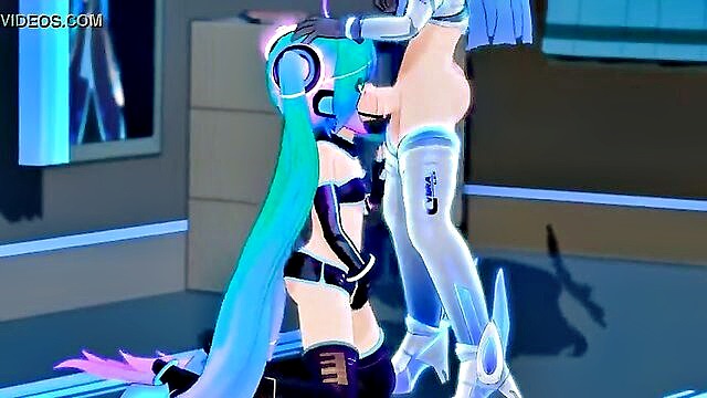 experience the tantalizing fusion of hentai and futanari in mikus sensual anime adventure : Futanari