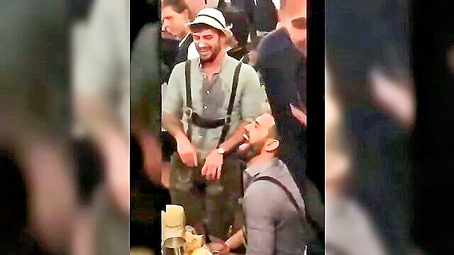 blowjob, brunette, blonde - wild german festival with hot teen action