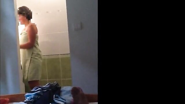 Sexy wife, Amateur milf - sexy home video of my wife showering and posing Milf
