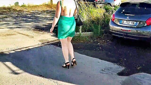 public nudity, redhead, milf - small exhib in transparent dress milf public nudity redhead wife exhib flash hot mini skirt milf legs public exhibition see through sexy milf small transparent transparent dress
