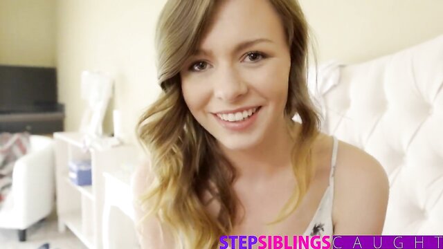 Carolina Sweets, Alex Blake - horny teen alex tricks step siblings into threesome Step Siblings Caught