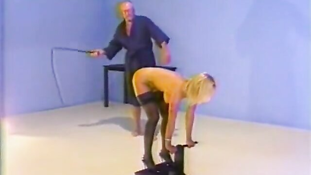 Kink - blonde babe gets rough bdsm treatment in bondage session Milf