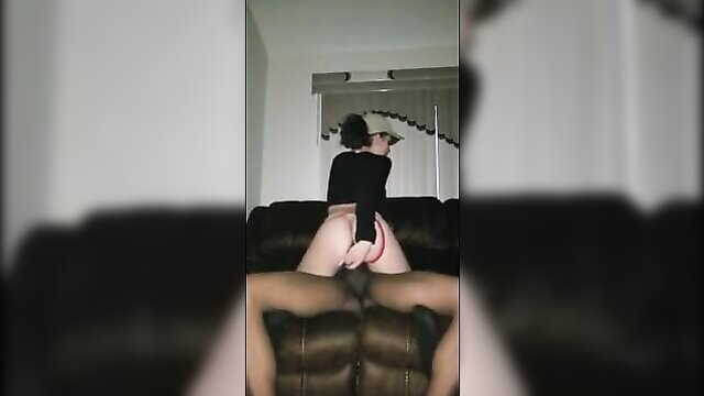stepsisters wild ride on big black cock in hd : We